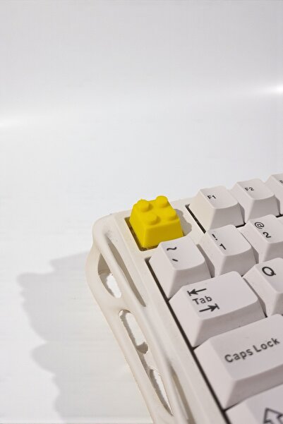 tredblock Sarı Brick Keycap Mekanik Klavye Tuşu Ducky Keycap Uyumlu