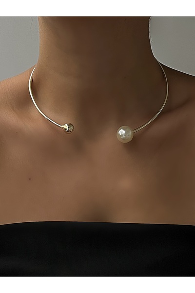 Twinssis Accessories Top Pearl Choker Necklace