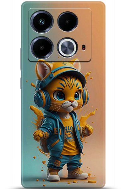 adveksiyon حافظة Infinix Note 40 4G مطبوعة بدقة عالية - أنا عديم الدفاع عن ال...