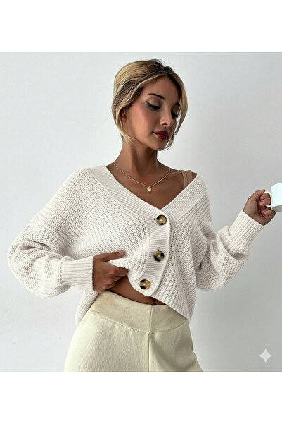 STF MODA cardigan de damă cu nasturi