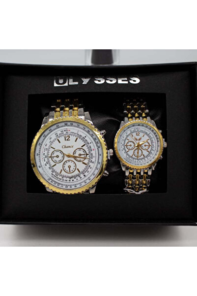 velve Top Bottom Set of 2 Ulysses Chance watches for women and men, with stai...