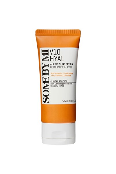 SOME BY ME Korean V10 HYAL Air Fit Sunscreen - Daily Niacinamide SPF50 With U...