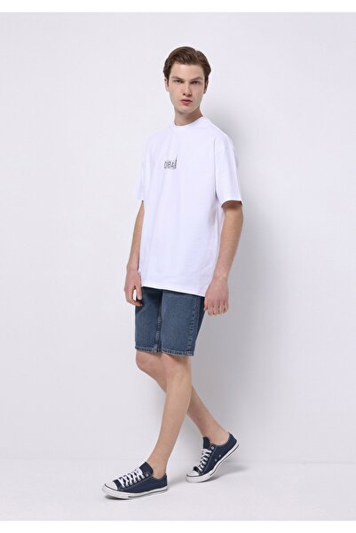 Colin's Regular Fit Orta Bel Düz Erkek Koyu İndigo Jean Şort