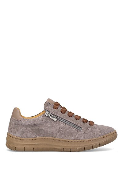 Mammamia D25Ka-495 Women's Genuine Suede Leather Casual Shoes Mink