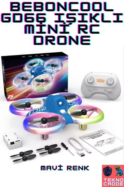 beboncool GD66 Işıklı Mini RC Drone