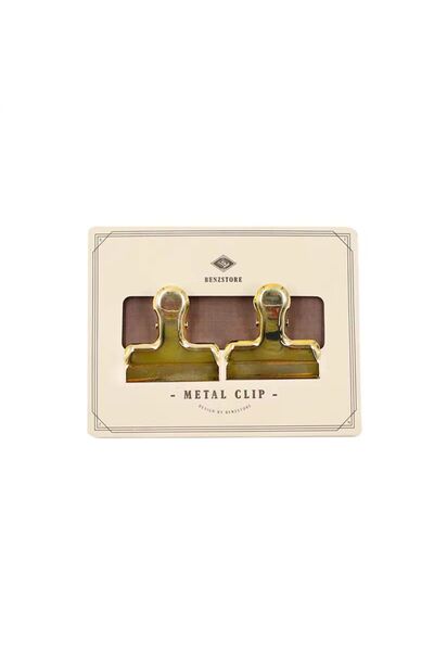 İthal D9-2 adet metal klip kıskaç