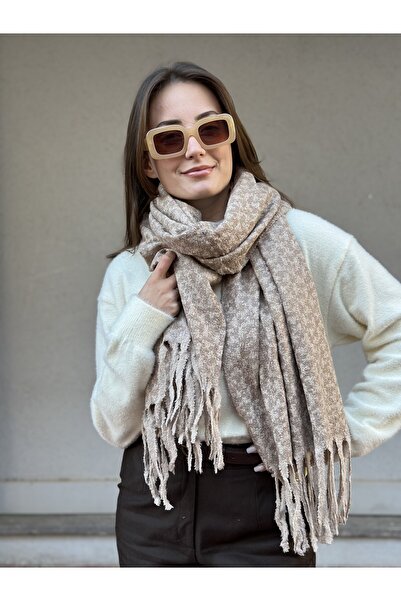 novon Σκανδιναβικό Αποκλειστικό Κασμίρι με Απολαυστική Αίσθηση Κασμίρι, Ειδικού Σχεδιασμού Γυναικείο Κασκόλ / Σάλι (200 x 70 cm)