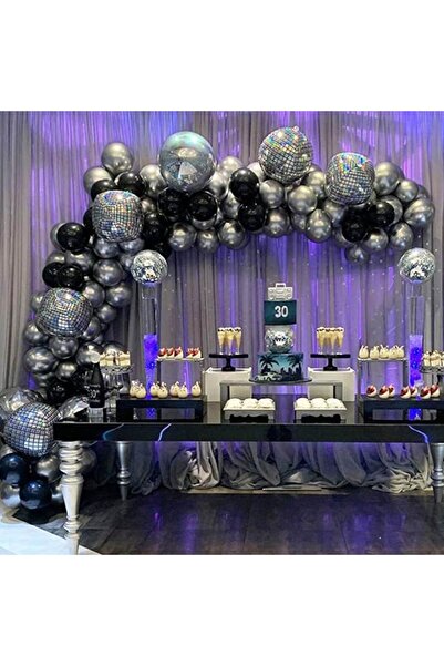 VERSAGO Set with 139 balloons and accessories with Disco theme ®VERSAGO
