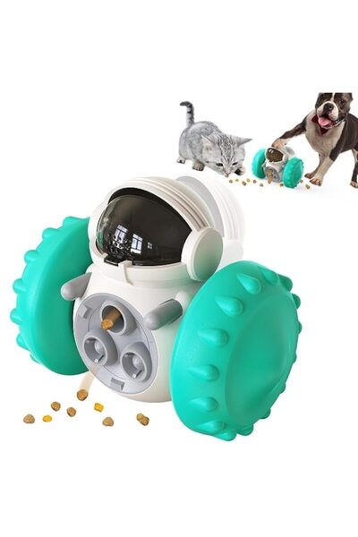 OEM Robot interactiv 3 în 1, jucărie, distribuitor de recompense pentru câini și pisici, verde