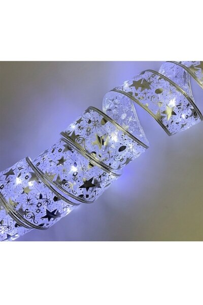 OEM Panglica decorativa LED 5 m Argintiu / alb rece, 2 σετάρ