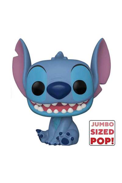 Funko POP Jumbo! Disney: Lilo & Stitch Stitch Collectable Vinyl Figure, 55618 10inch