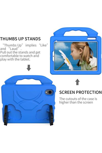 Generic كفر حماية آيباد للأطفال مضاد للصدمات مادة EVA–غلاف حماية مع مقبض حمل متوافق iPad 10.9-inch.iPad A16