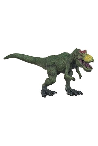 SHOPIENS Figurina Dinozaur, T-REX, Plastic, Verde, Dimensiune 19x10cm, MYONNA...