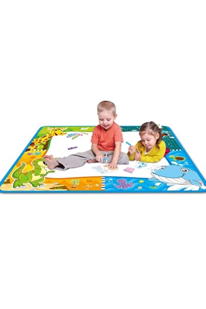 SHOPIENS Covor De Desen Multicolor, 80x80 cm, Set Carioci si Aerograf, MYONNA...