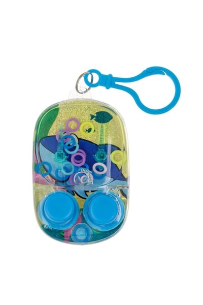 SHOPIENS Jucarie Apa Breloc, Dinozaur Portocaliu & Delfin Bleu, Dimensiuni 5x3x7.5cm, MYONNA IT & E- COMMERCE