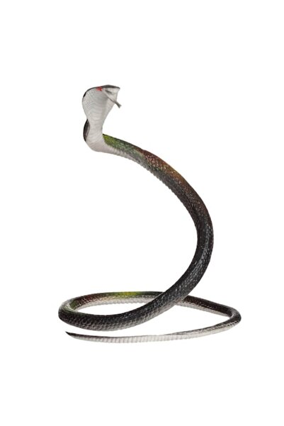 MYONNA IT & E- COMMERCE Jucărie realistă în formă de șarpe negru, 70 cm