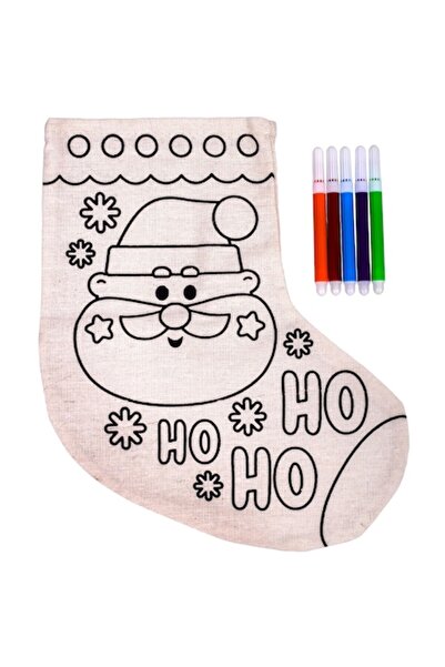 MYONNA IT & E- COMMERCE Christmas Creation Set - Santa Claus Model, Ho Ho Ho, Multicolor, 25x14cm