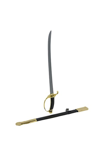 MYONNA IT & E- COMMERCE Jucărie Sabie Muschetar, 65 cm, Negru și Auriu, Plastic - MYONNA IT & E-COMMERCE