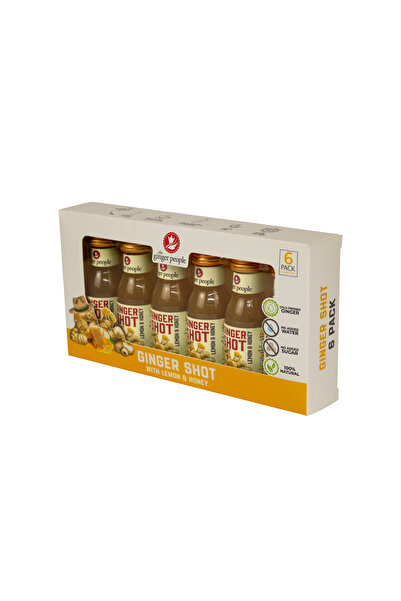 The Ginger People جرعة زنجبيل - عبوة من ٦ قطع | ٣٠ مل لكل عبوة | طبيعي وصحي