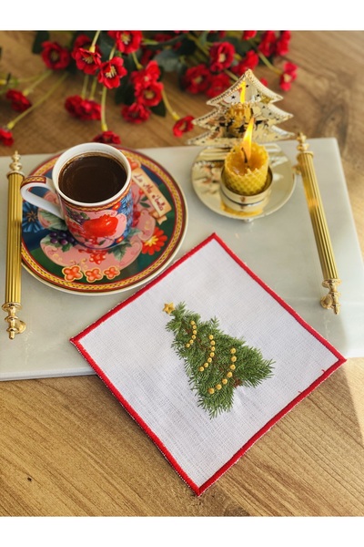 HOME OF BLOSSOM 2Li Christmas Presentation Napkin