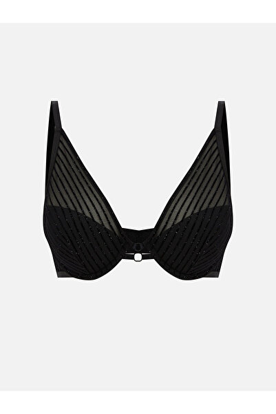 LC Waikiki Σουτιέν με ριγέ φανταχτερό μπλουζάκι χωρίς επένδυση Peak New Season