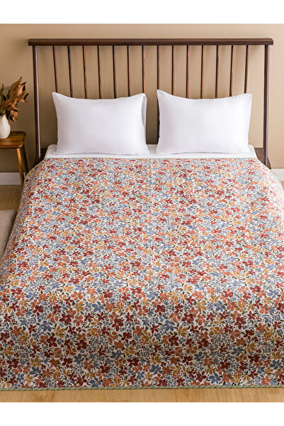 LC Waikiki Sparkling Choices from Shining Store | Floral Printed Double Bedspread 200X220 cm