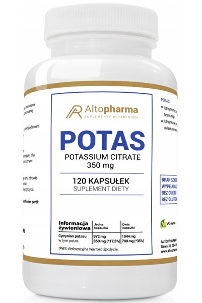 Other Altopharma citrat de potasiu 350 mg crampe 120 capsule