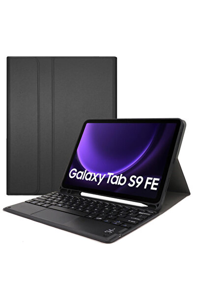 Other Husă cu tastatură Bluetooth pentru Galaxy Tab S9 FE și touchpad (negru)