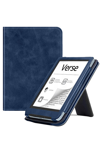 Other Husă cu mâner și suport pentru PocketBook Verse Pro 629 634 (albastru marin)