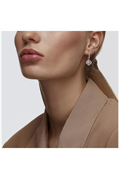 THK Swarovski crystal earrings, Sparkling Dance, rhombus, Gold