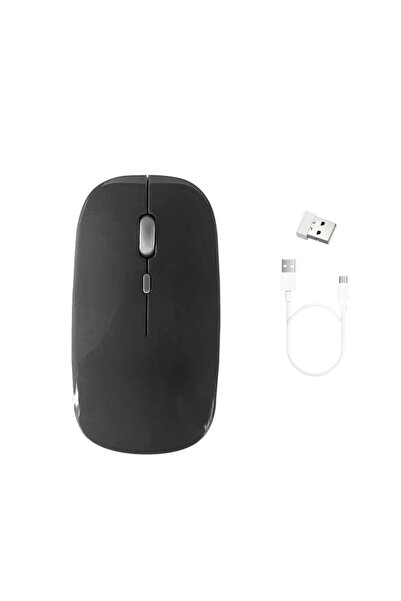 Other Wireless Bluetooth Computer Mouse with Radio Band - CTMM (Black)