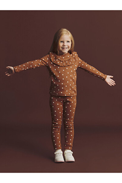 LC Waikiki Timeless Store: Timeless Recommendations | Floral Girls' Leggings with Elastic Waist