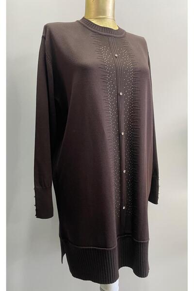 modaşeyma taş detaylı tunik