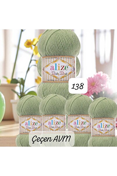 ÇEÇEN HOME (5 bucăți) 138 Baby Best Vest-Cardigan-Beret-Hoby Ață de tricotat manual 240mt 100gr