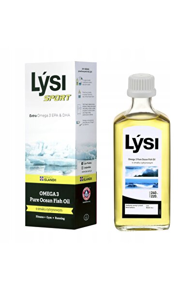 Other Lysi Sport Omega-3 Pure EPA DHA cod liver oil lemon flavor 240 ml