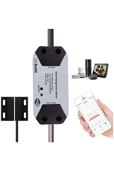 fulina Smart WiFi Switch Garage Door Opener Controller Work, with Alexa Echo Google Home Smart Life/Tuya AP