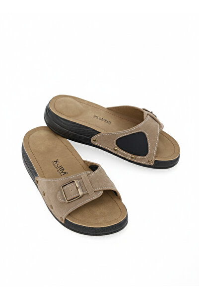 XJIM Жіночі ортопедичні капці з норки для лікування бурситу, п'яткової шпори та кісткових виступів. Зручні, для щоденного носіння влітку.