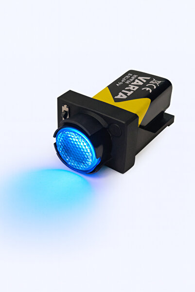 Montavo Mavi Renk Ritme Duyarlı 1W Darbuka Işığı (Pil Dahil)