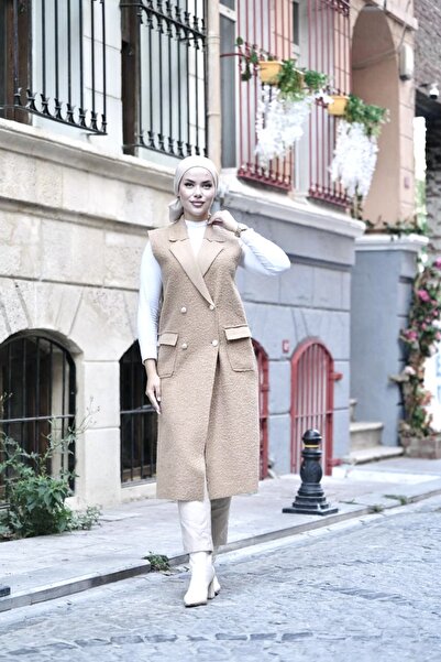 HÜLYA TÜRK BUTİK Buklet uzun yelek