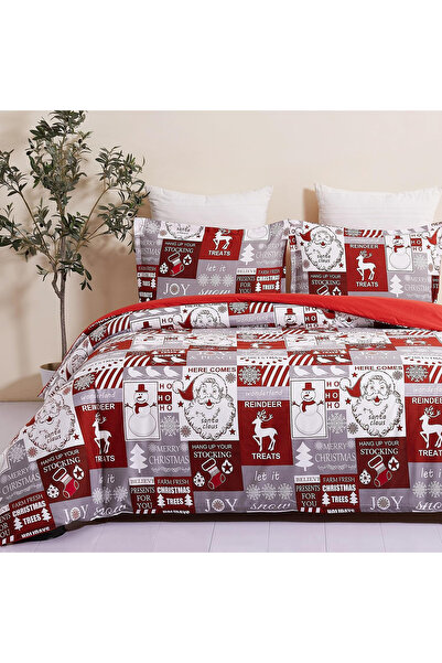 OEM Christmas patterned bed linen 155x220 2 pieces-1 duvet cover + 1 pillowcase 80x80 cm