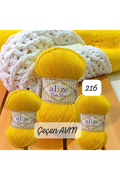 ÇEÇEN HOME (3 قطع) 216 خيط حياكة يدوية من بيبي بيست - سترة - قبعة - هوبي 240 ...