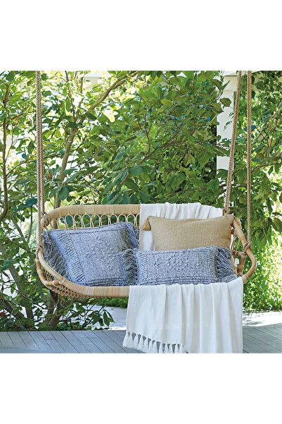 SEMOOR Indoor swings Balcony hanging double rattan hanging basket chair indoor swing sitting and lying two
