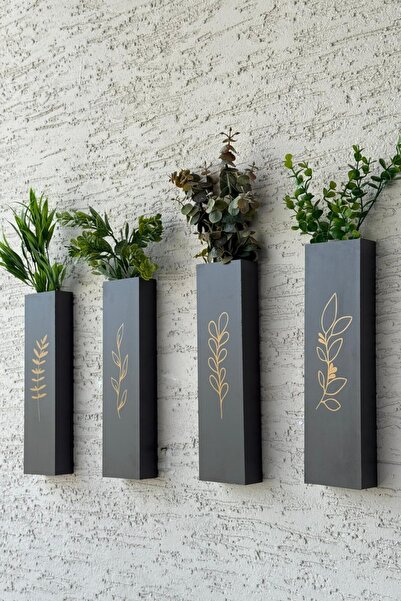 Ornavia Ahşap MDF Duvar Süsü,Gri Duvar Aksesuarı,Balkon Duvarı Aksesuarı,Dış ...