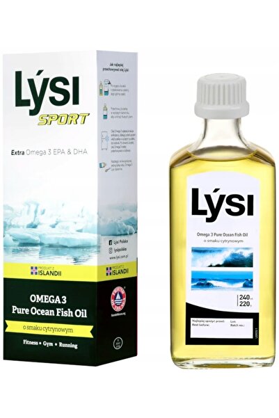 Other Lysi Sport Omega-3 Pure EPA DHA cod liver oil lemon flavor 240 ml