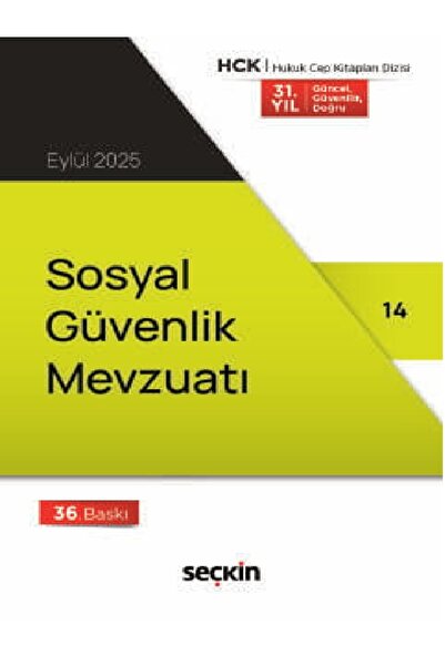 Seçkin Yayıncılık Sosyal Güvenlik Mevzuatı (Cep Kitabı)