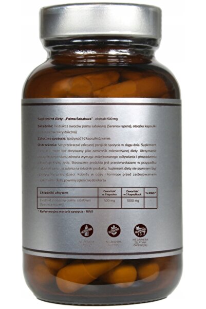 Other Pure Nutrition Saw Palmetto extract 500 mg MedFuture 60 caps.