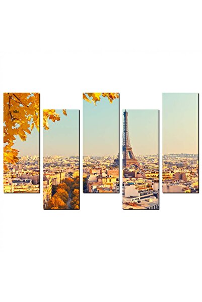 Generic Wall panel - Eiffel Tower - 1567 - divided into five graduated pieces - 2