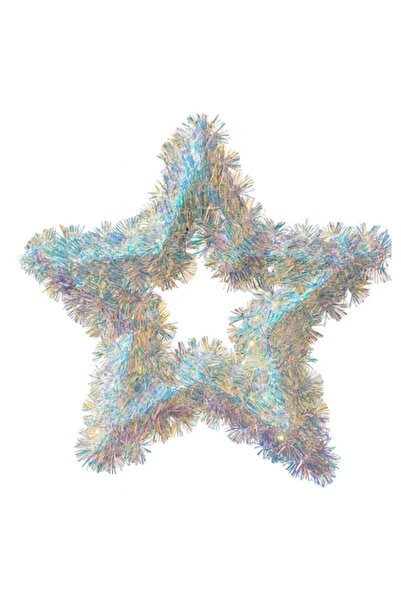 OEM Beteală decorativă de Crăciun cu stea, structură din plastic, pentru deco...