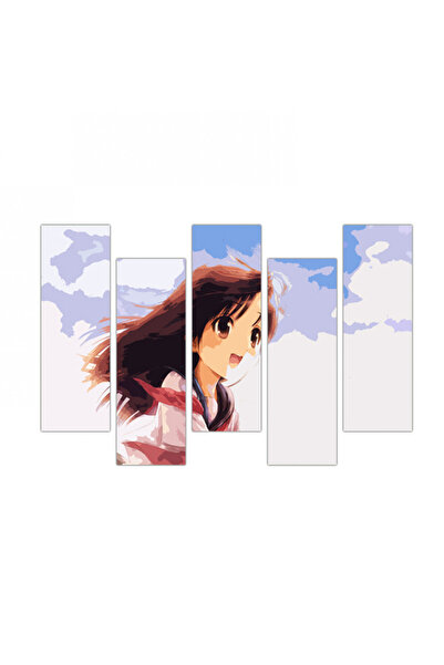 Generic Kids8 wall panel for children's rooms - divided into five graduated pieces - 2