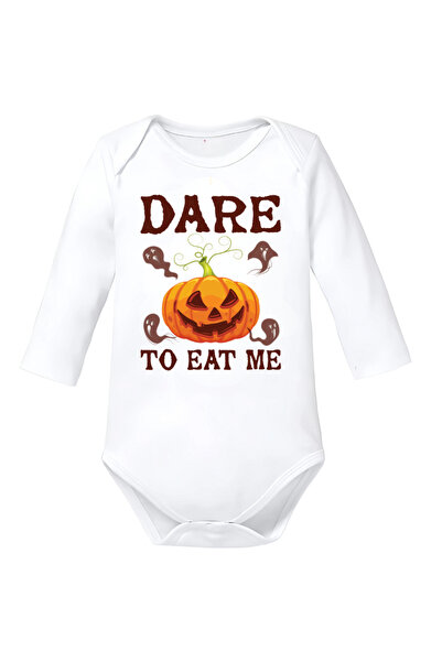 OEM Body copil bumbac Halloween alb mărimea 80